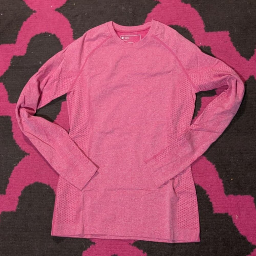 Salta Seamless Shocking Pink Longsleeve Underscrub